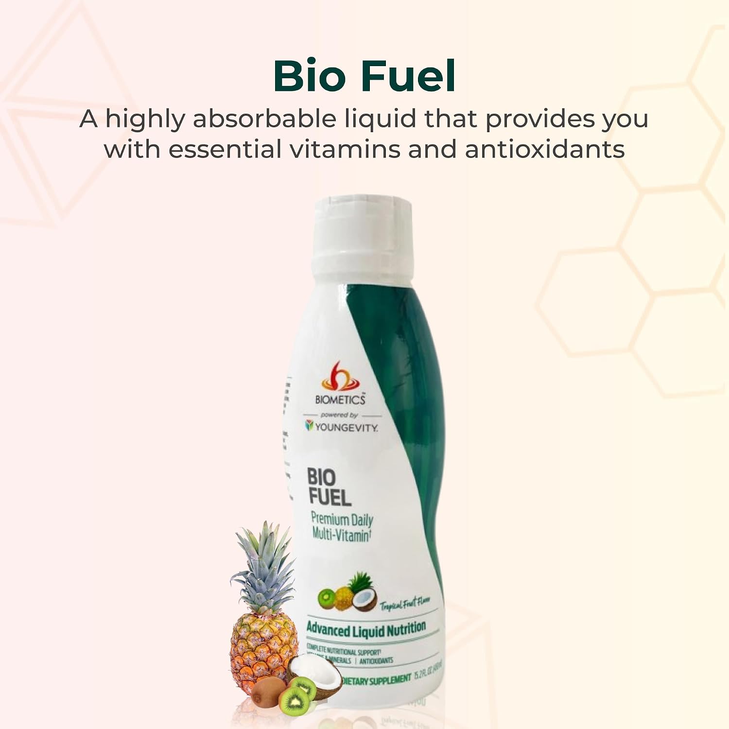 Youngevity Bio Fuel Liquid Multivitamin with Antioxidants, 30 Servings | Vitamins, minerals, antioxidants, energy support