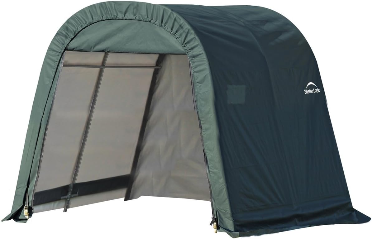 ShelterLogic 77813 Grey 10'x12'x8' Round Style Shelter