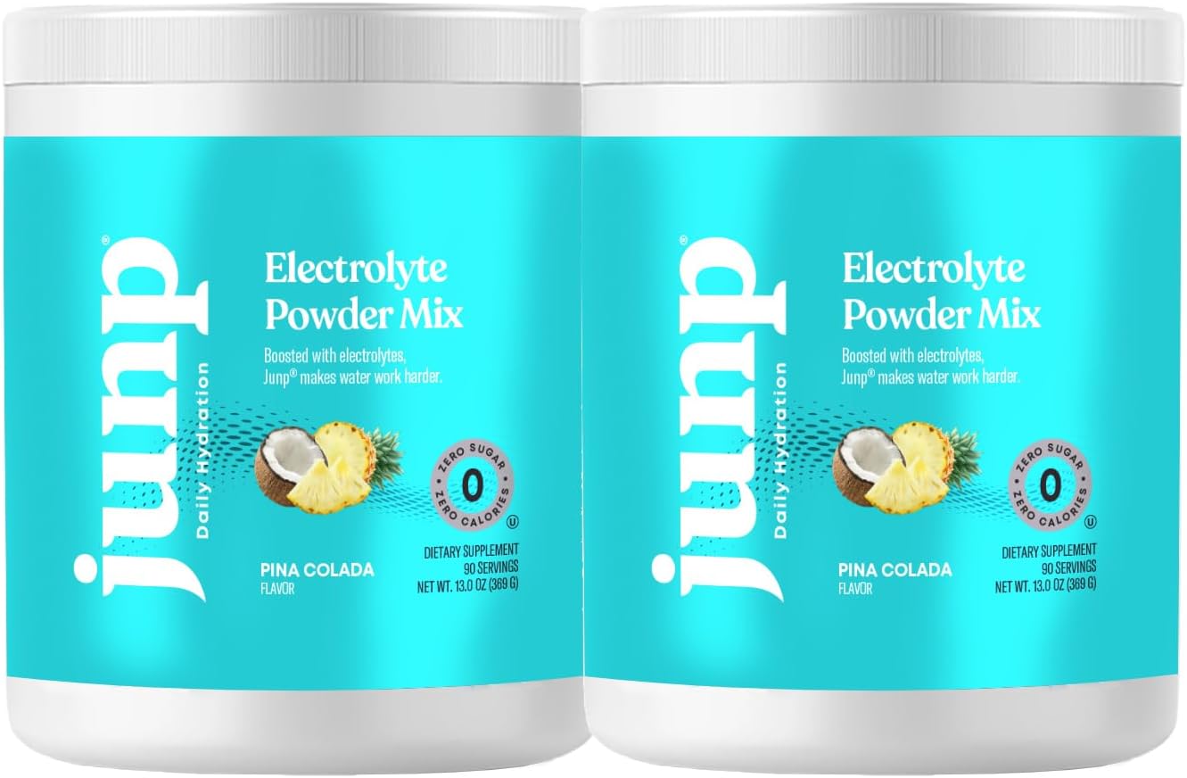 JUNP Electrolytes Powder No Sugar No Carbs – Lemonade Keto Electrolyte Drink Mix - Potassium & Salt Hydration Powder Electrolytes - Zero Calorie