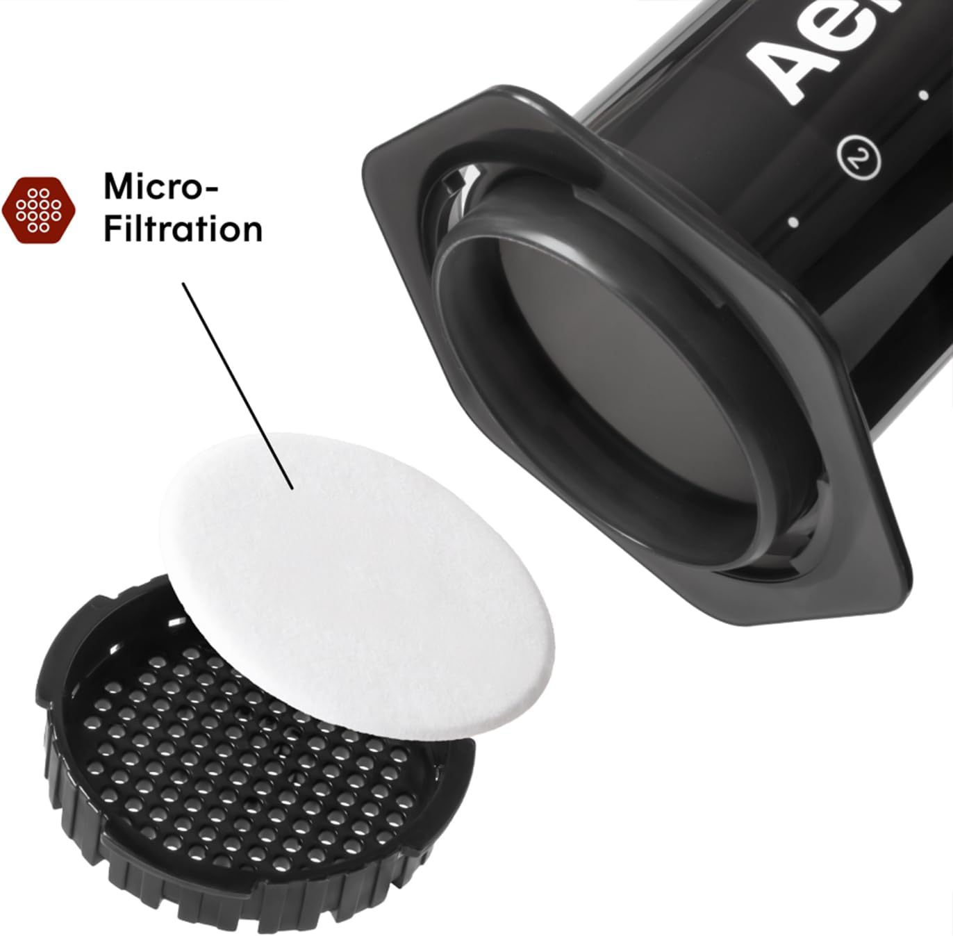 AeroPress Original Coffee Press, French Press, Pour-Over & Espresso Style | All-in-One Manual Coffee Maker, 2-Minute Brew, Less Bitterness, More Flavor, Portable, Travel & Camping