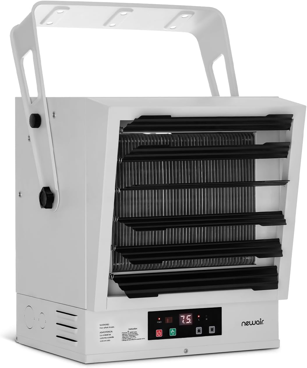 NewAir Portable Space Heater for Indoor Use | Ideal Heater for Bedroom, Office or Under Desk | Electric, Energy Efficient and Noiseless