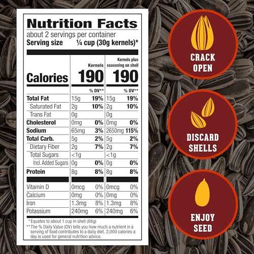 DAVID Jumbo Sunflower Seeds, Bar-B-Q Flavor, 5.25 oz.