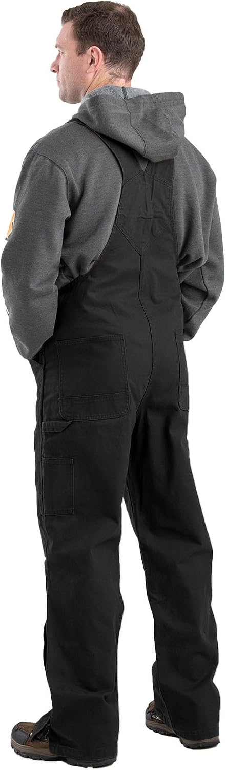 Berne Men's Heartland Unlined Washed Duck Bib Overall