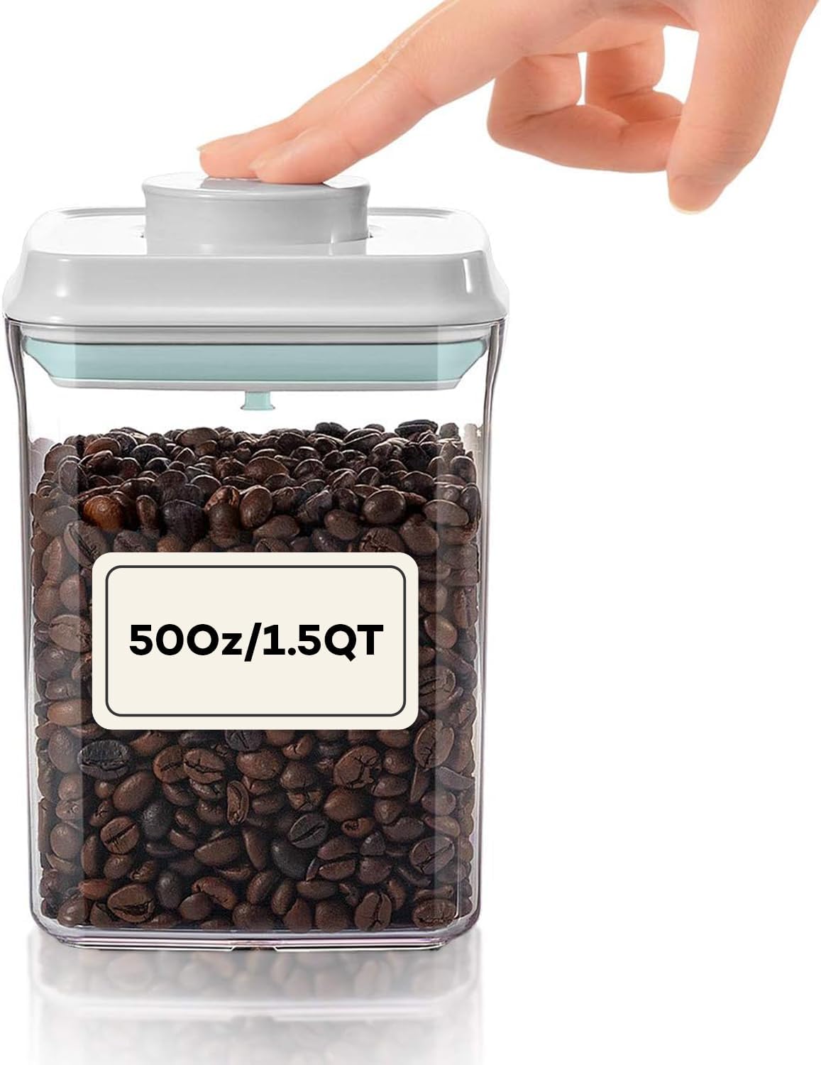 Bop Top Airtight Food Storage Containers | Pop-Top Lid | 16.5 Cups / 135 Oz