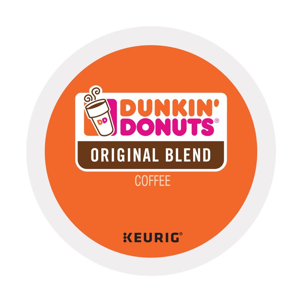 Dunkin' Donuts 2091512 Original Blend Coffee K-Cup Pods Medium Roast 44/Box (006933)