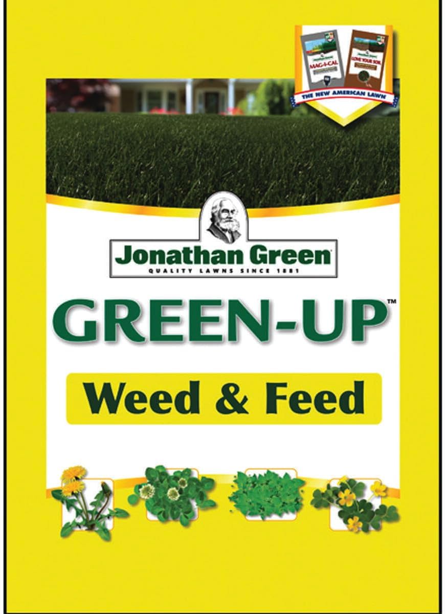Jonathan Green (12345) Green-Up Weed & Feed - 21-0-3 Grass Fertilizer & Weed Killer (15,000 Sq. Ft.)