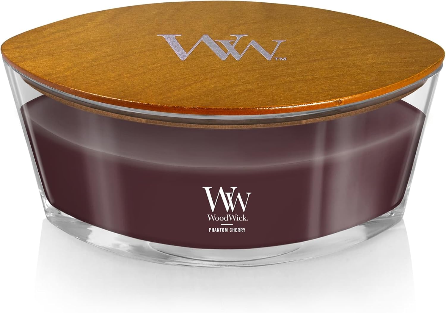 WoodWick Lavender Spa Gifts for Women and Men, 9.7 oz Medium Hourglass Candle with Crackling Wick