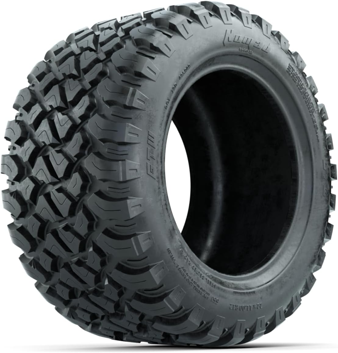 GTW Nomad 22 Inch All Terrain Radial Golf Cart Tire | 22x11-R12 | Steel Belted Radial Construction | Lift Kit Required | Universal Fitment for 12