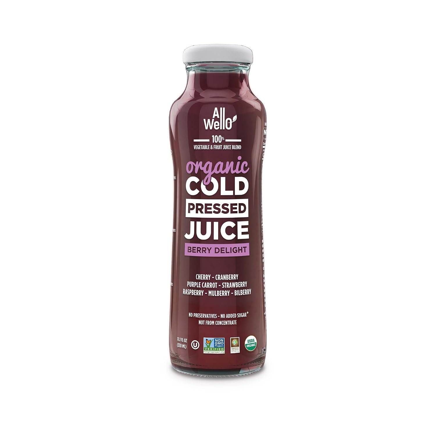 Organic Juice Variety Pack, Cold-Pressed, Non-GMO, 6 Pack