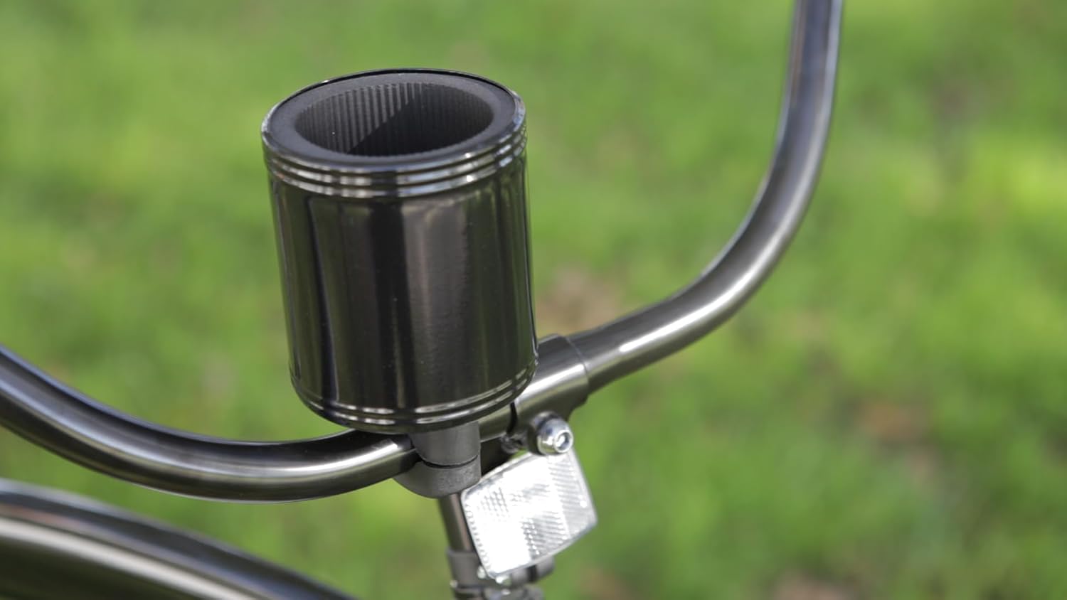 Kroozie 2.0 Bicycle Cup Holder - The Ultimate Bike Cup Holder for Beach Cruisers, E-Bikes, Scooters, Strollers – A premium stainless steel handlebar drink holder that lasts