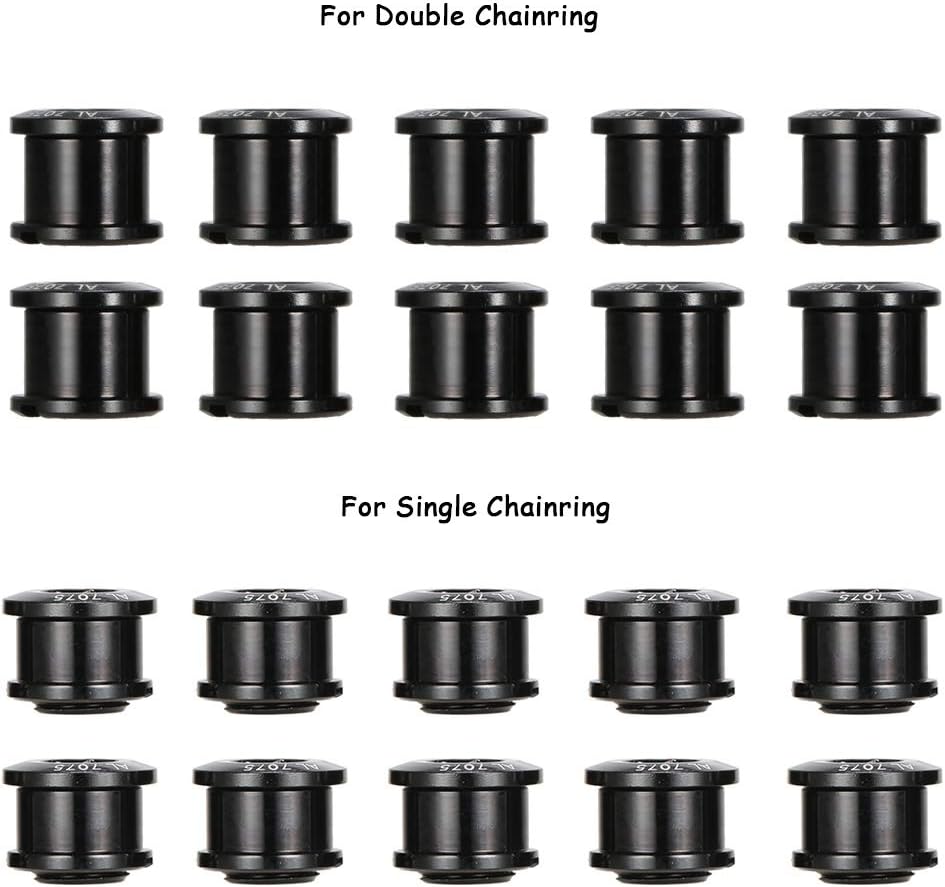 Saiper 10pcs Double Chainring Bolts M8 Chain Ring Bolts