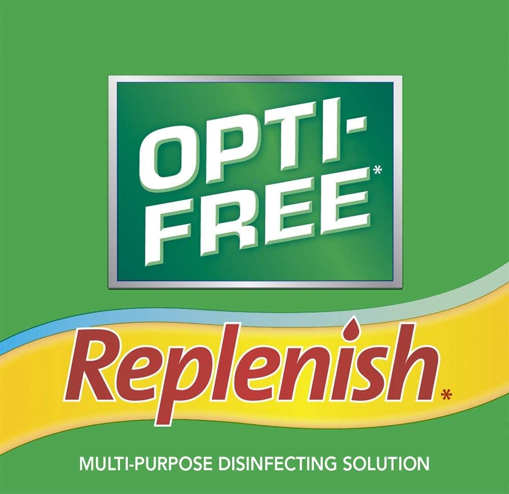 OPTI-FREE Replenish Multi-Purpose Contact Lens Solution, 10 Fl Oz