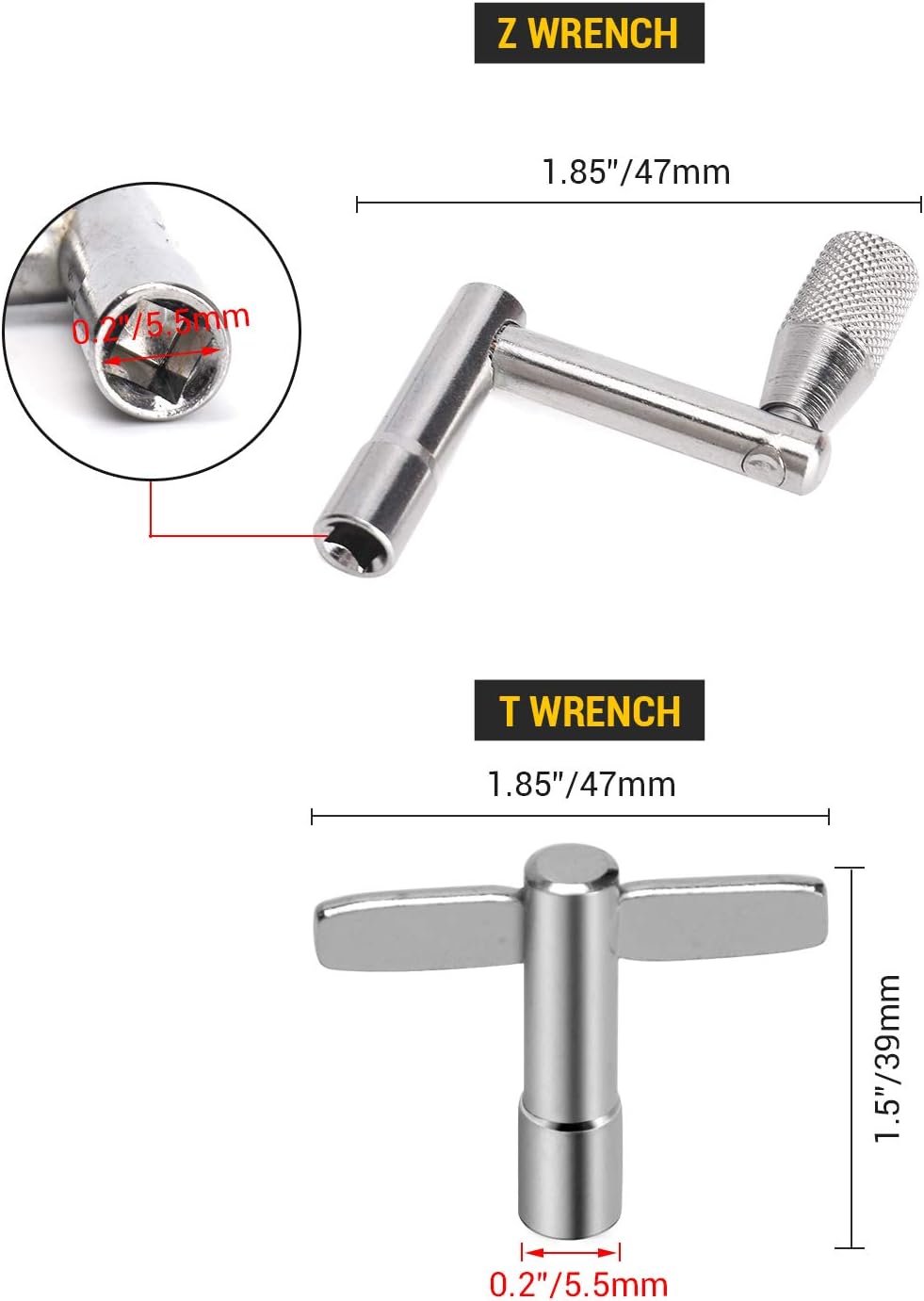 Facmogu 23PCS Cymbal Accessory Set, Drum Cymbal Replacement Accessories
