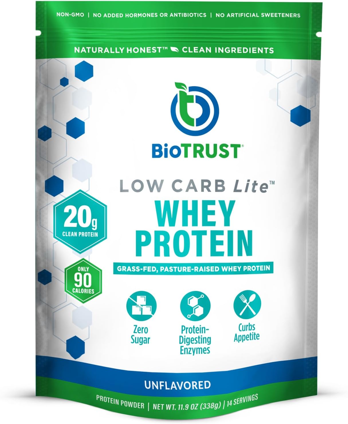 BioTrust Low Carb Lite Protein Powder - Whey Isolate, Vanilla Cupcake