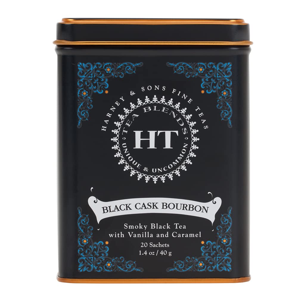 Harney & Sons HT Organic Supreme Green Tea, 20 Sachets, Tea Tin | Organic green tea with 20 sachets in a reusable tea tin. Caffeinated.