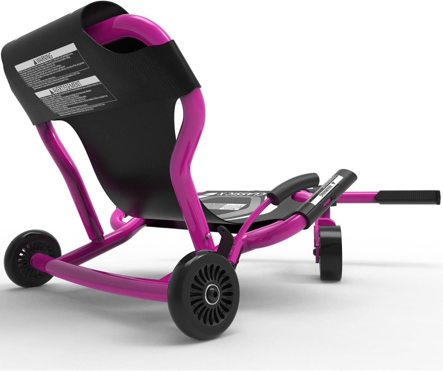 EzyRoller Classic X Ride On Toy for Kids, Ages 3-12, Up to 154 lbs - Black
