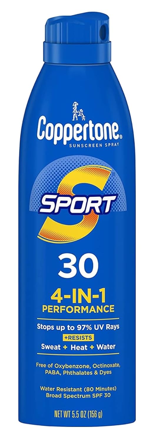 Coppertone Continuous Spf#30 Spray Sport 5.5 Ounce (162ml) (6 Pack)