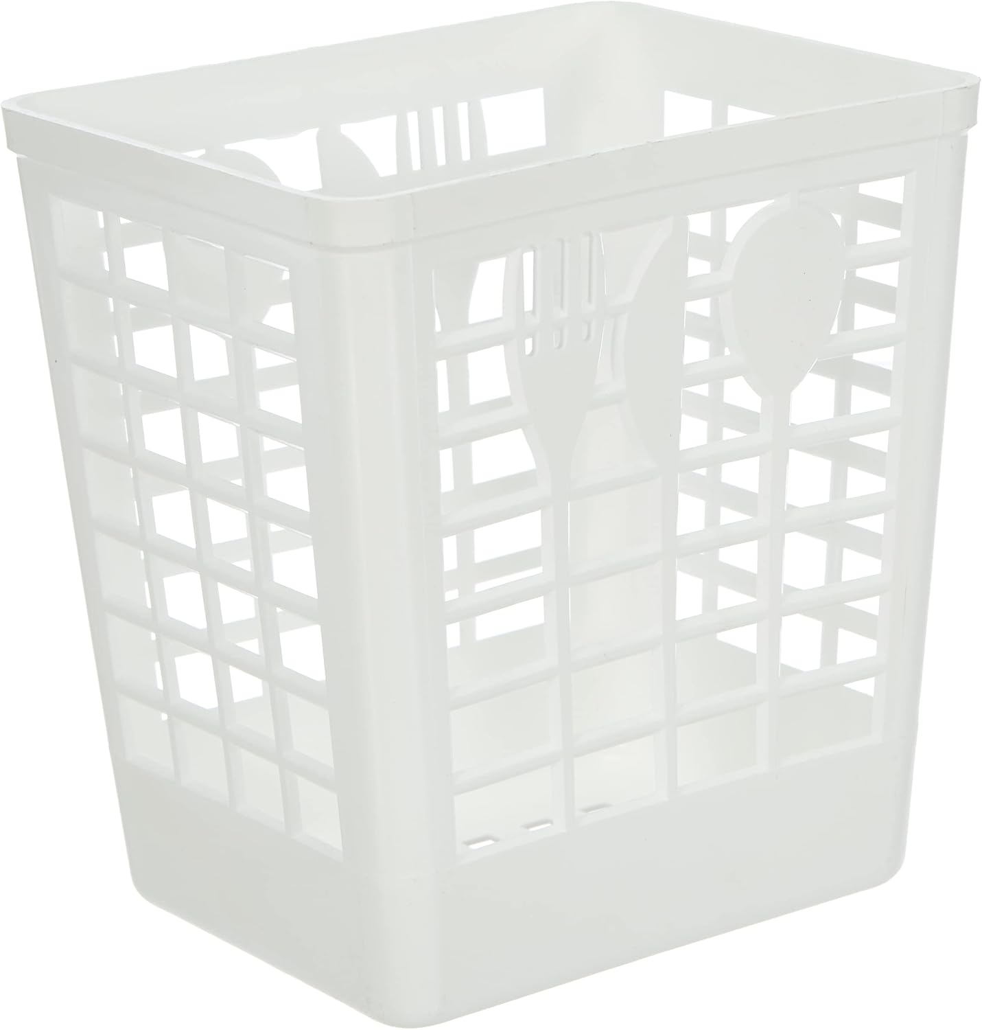 Kimmel Medium White Plastic Cutlery Drainer
