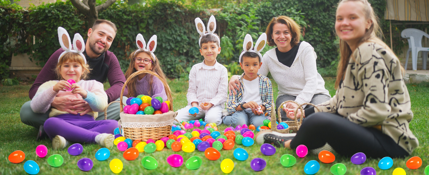 plastic easter eggs