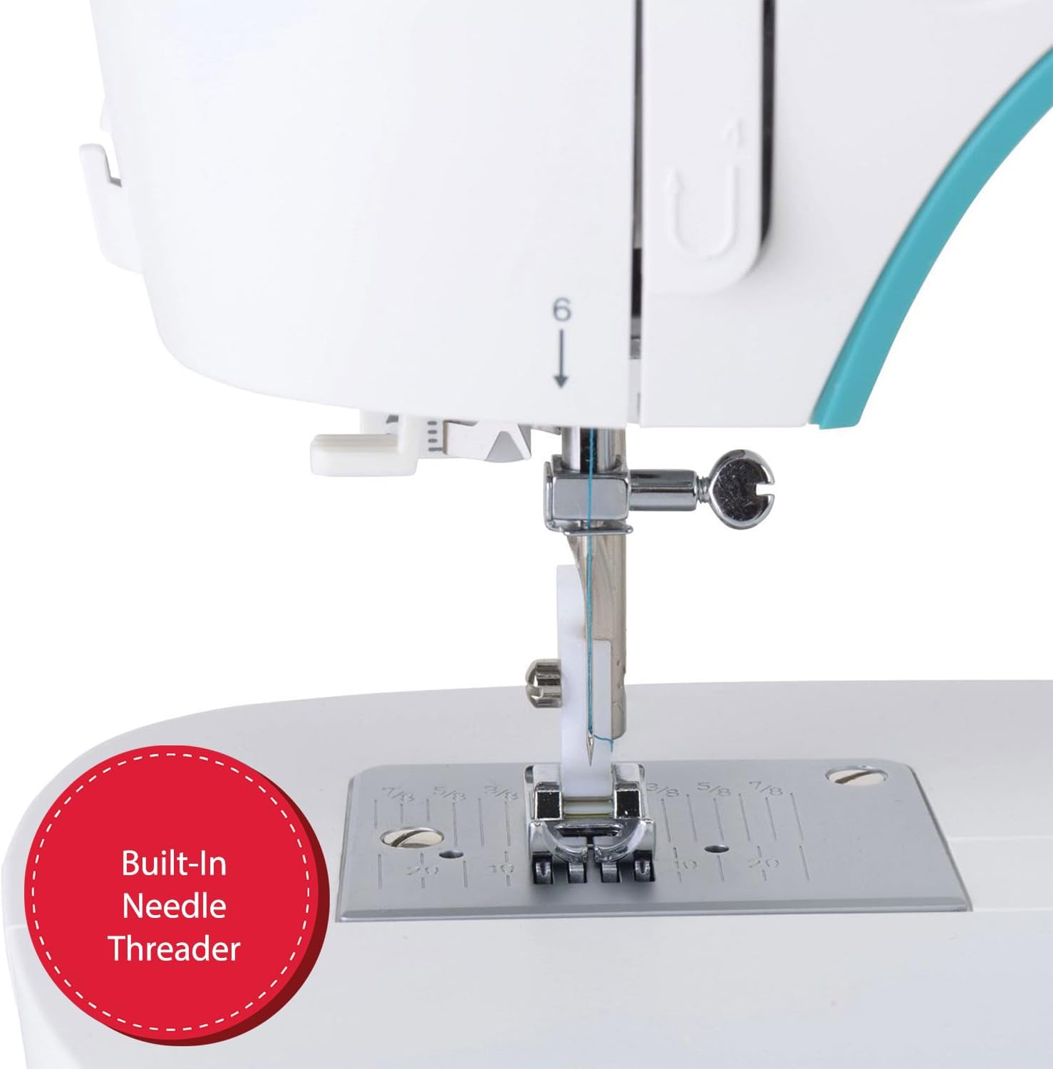 SINGER® M3330 Navy Blue Sewing Machine with Accessories, beginner-friendly