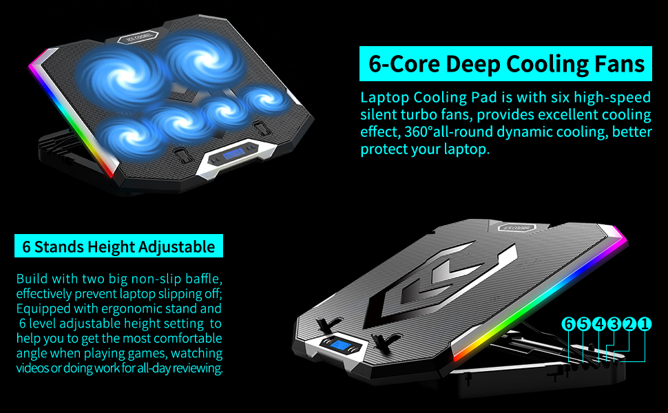 GAMING LAPTOP COOLING PAD