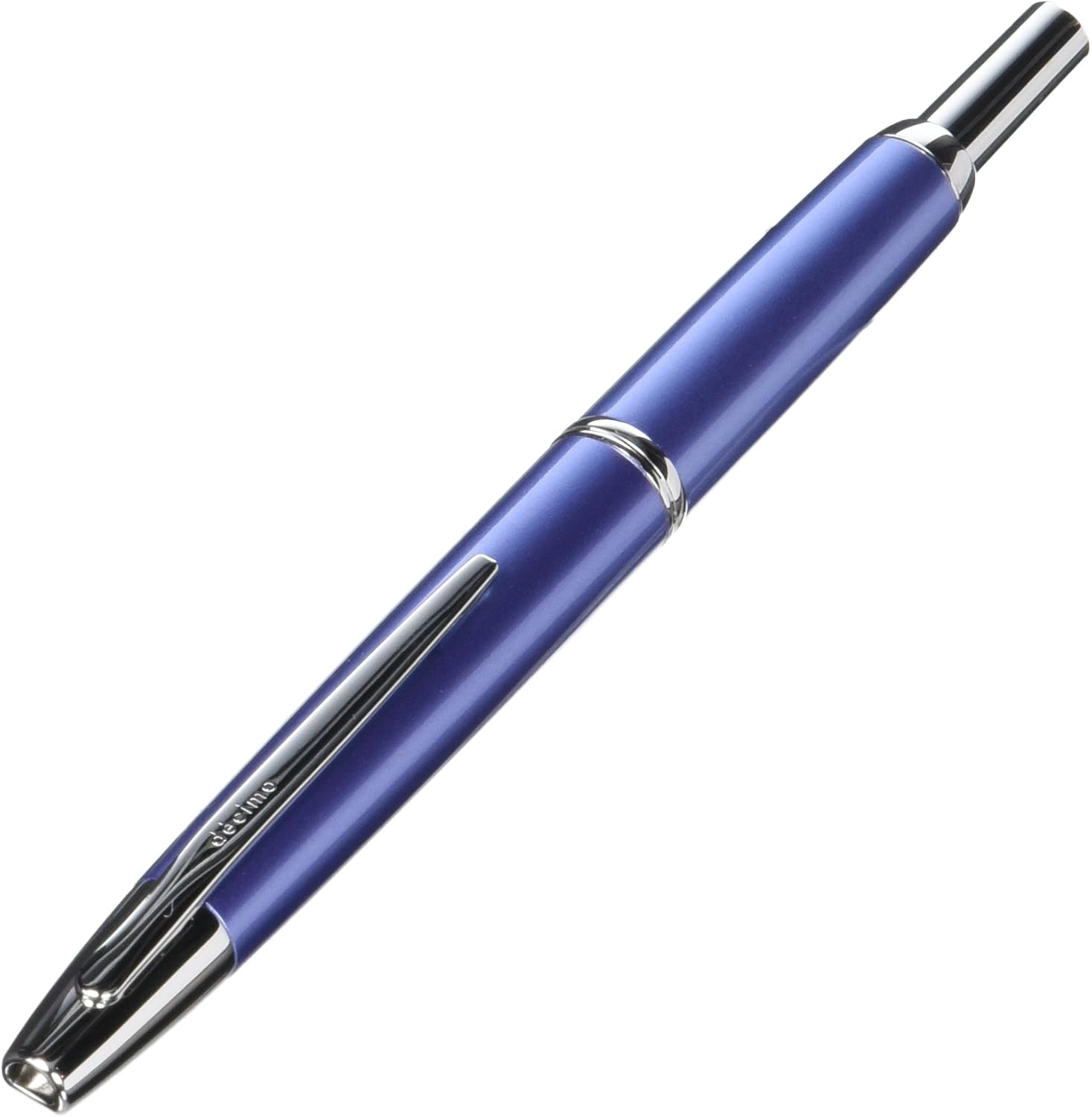 Pilot Fountain Pen Capless Decimo, Dark Gray Myca Body, F-Nib
