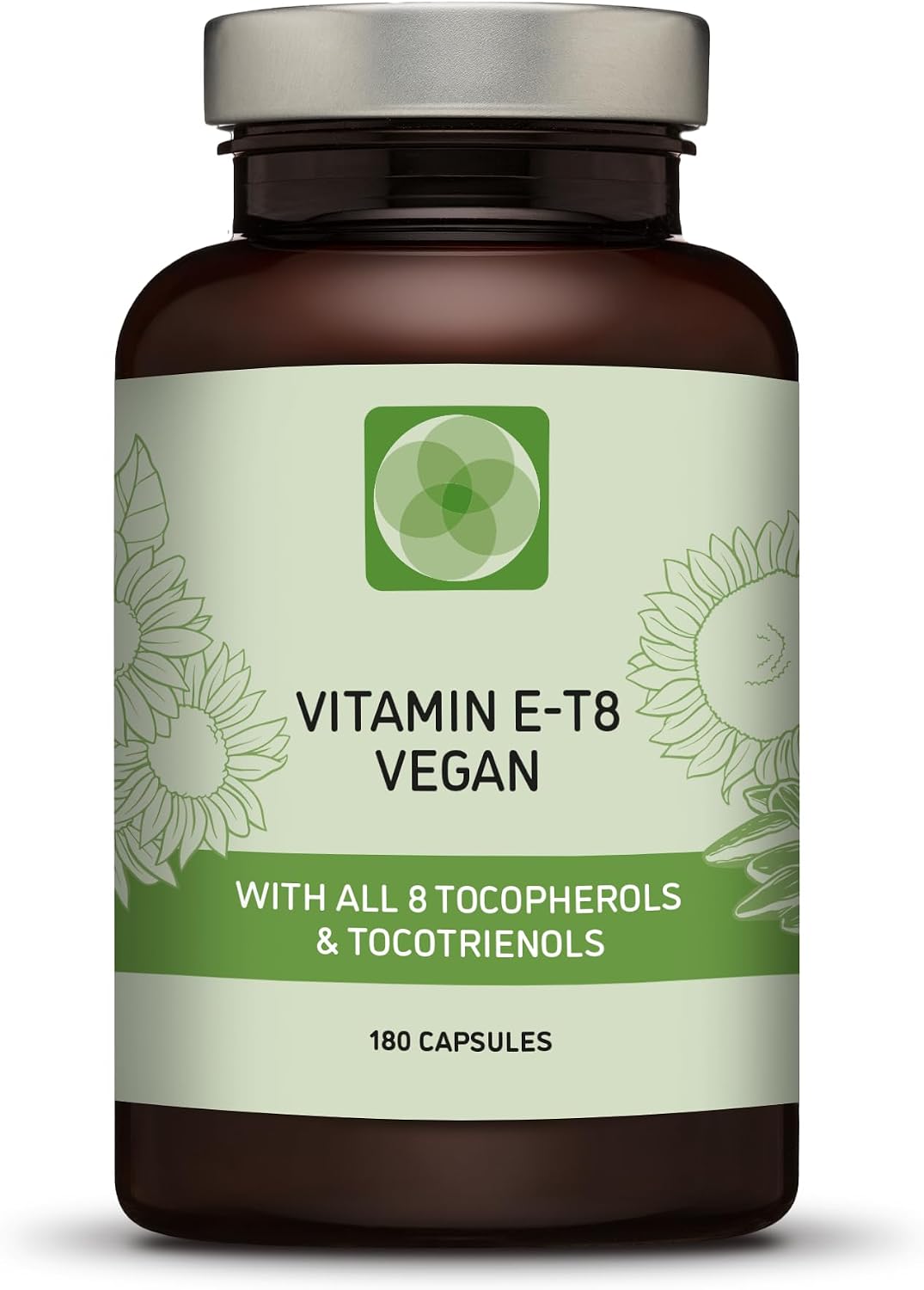 Unique Vegan Formula with All 8 Tocopherols and Tocotrienols Vitamin E – Contains no PAH’s, Heavy Metals