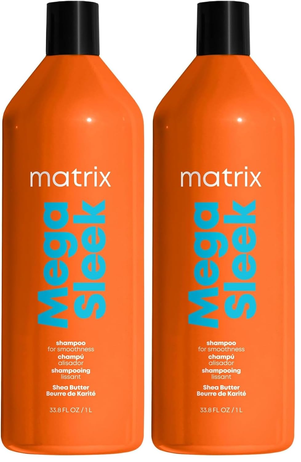 Matrix Mega Sleek Shampoo - Smoothing and Detangling, For Dry, Damaged & Frizzy Hair
