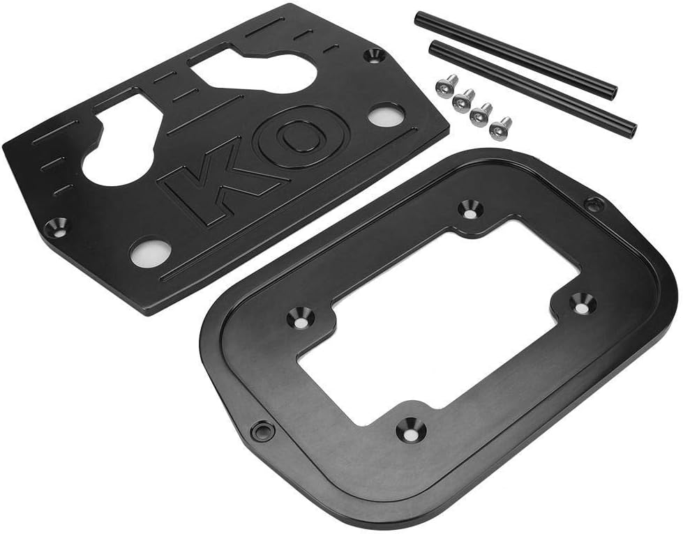 Aramox Stainless Steel Battery Tray for Group 34 & 78 Batteries - Red, Yellow & Blue Tops