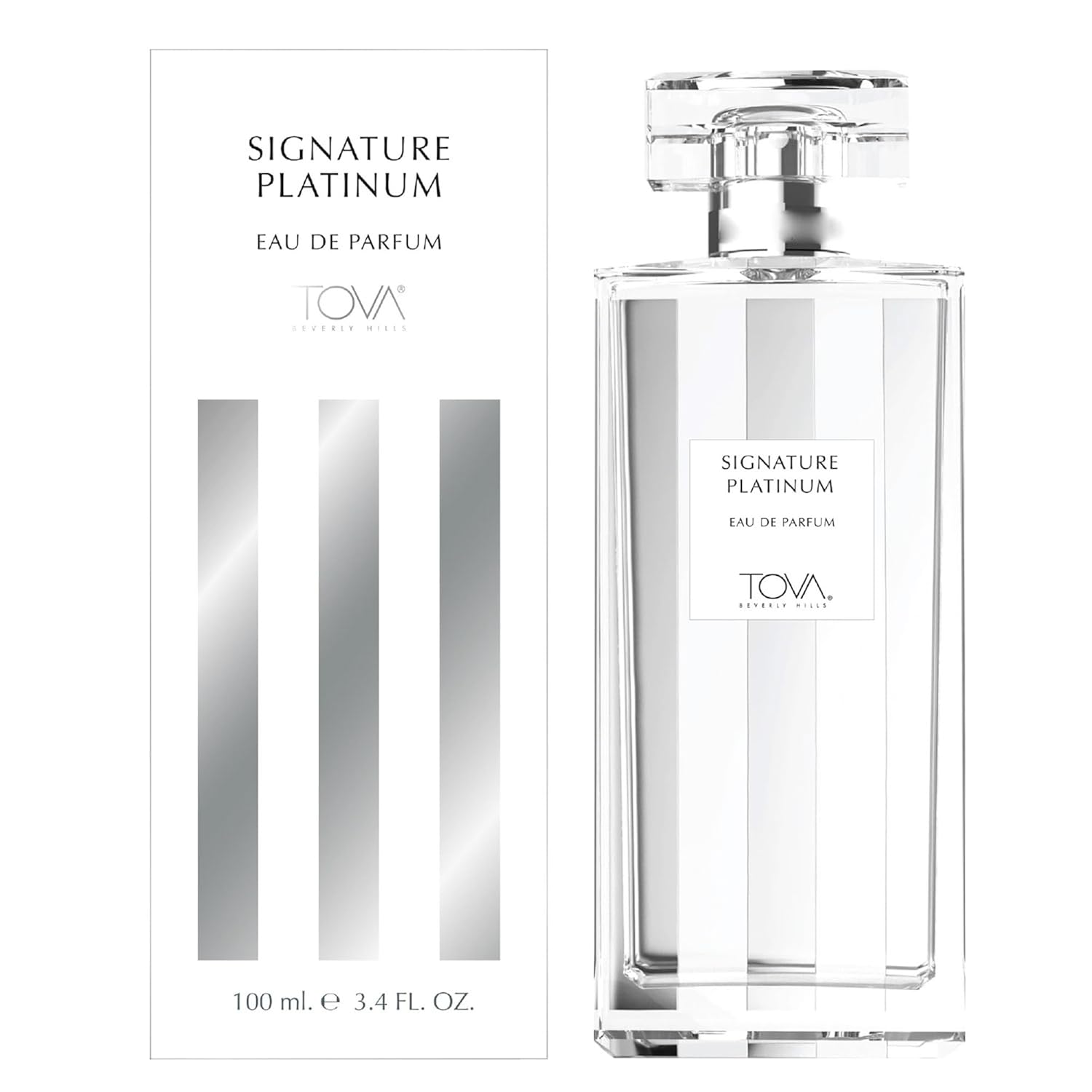 Tova Signature Eau de Parfum – Classic Bergamot Jasmine Lavender Perfume for Women – Timeless Scent – USA-Made & Cruelty-Free – 3.4 fl oz