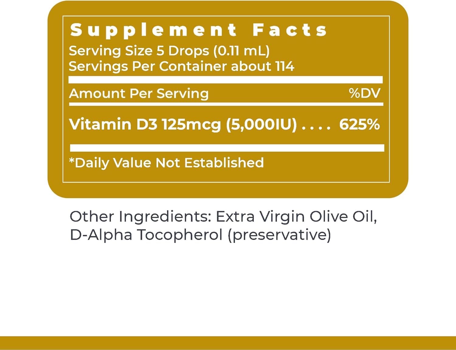 Premier Research Labs Vitamin D3 Serum - Liquid Vitamin D Oil Drops for Adults, Liquid D3 5000 IU, High Potency VIT D3 Liquid