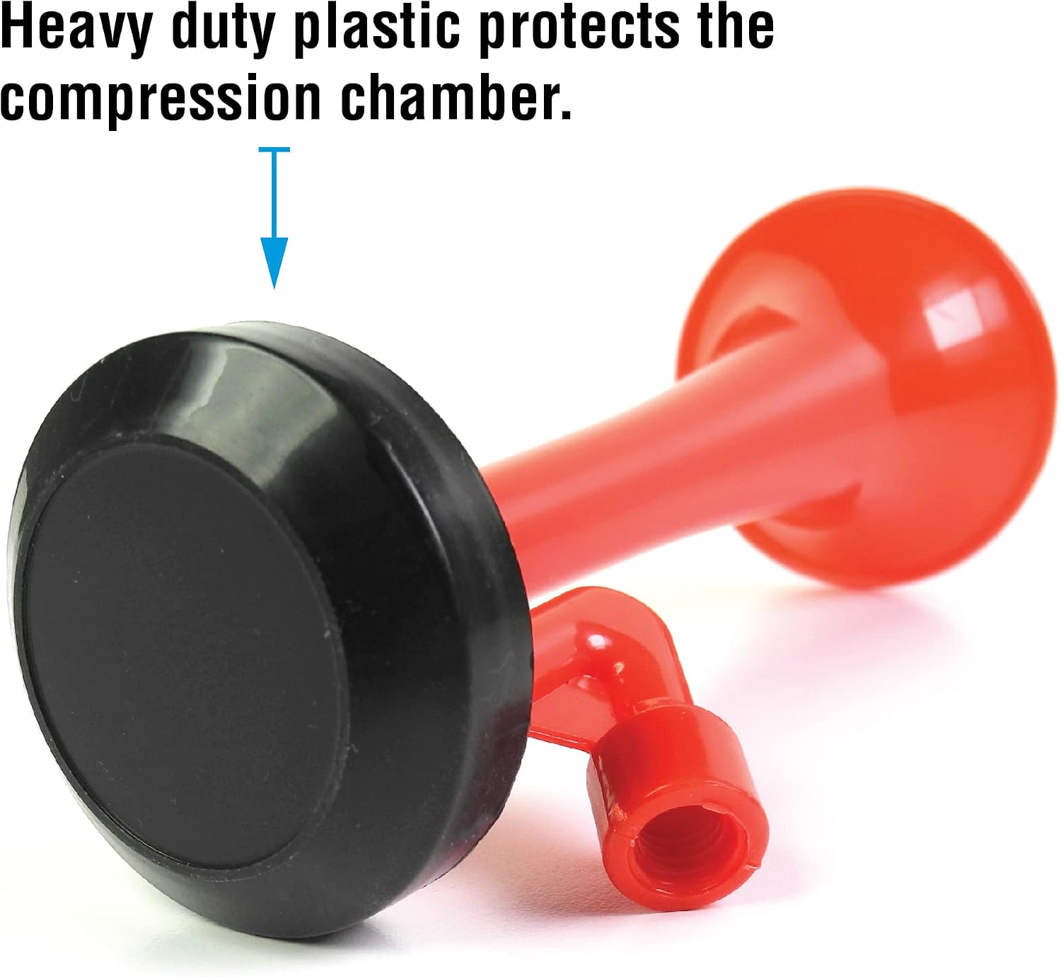 Seachoice Reusable Eco-Friendly Pump Blast Air Horn 110 dB for Boating, Auto and Sports