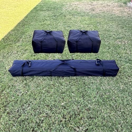 DELTA 40x20 PVC Pole Tent Outdoor Party Canopy with Free Bags,Fire Retardant
