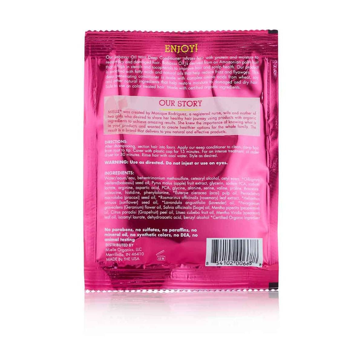 Mielle Babassu & Mint Deep Conditioner 1.75 Oz. "Pack of 2"