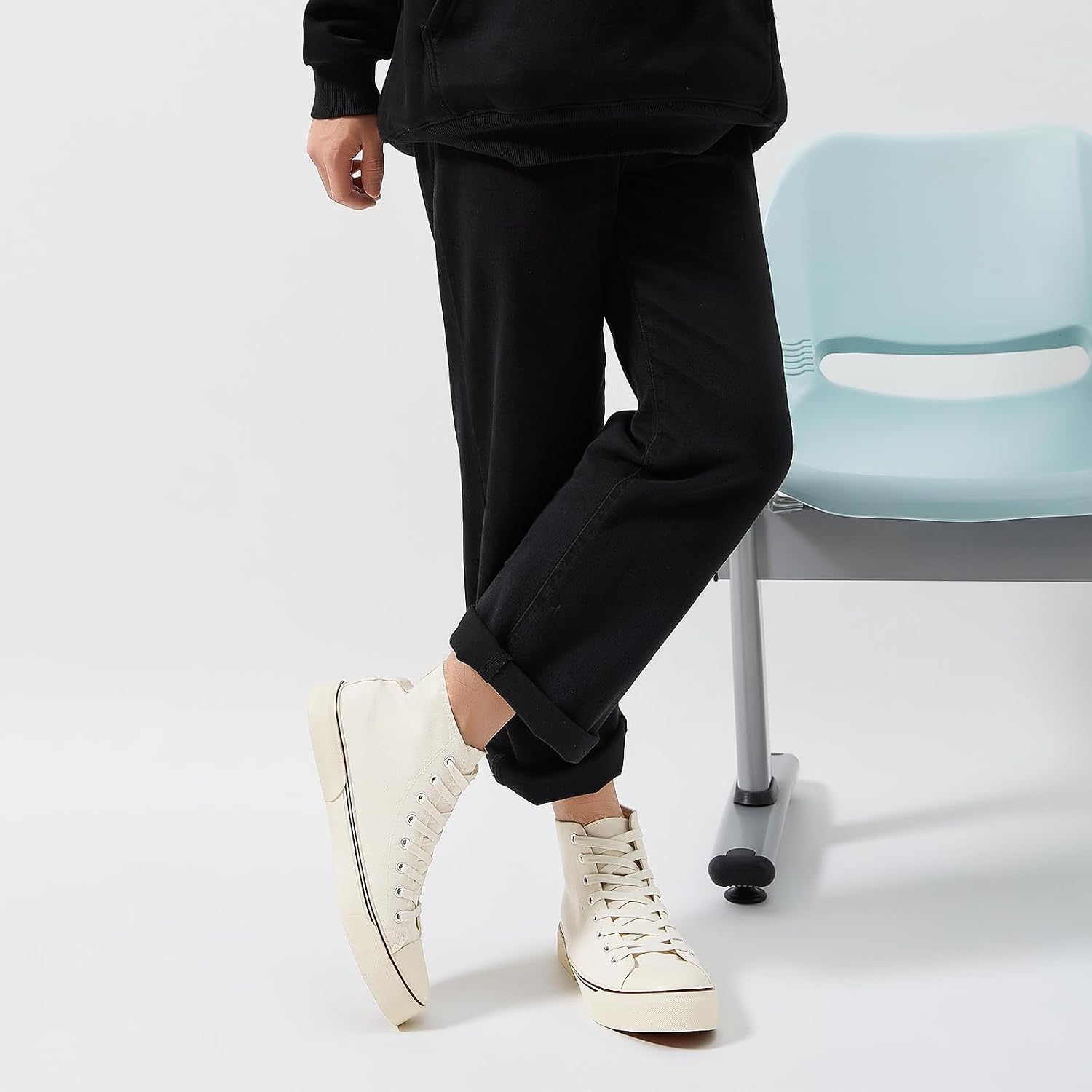 hash bubbie High Top Canvas Sneakers Fashion Walking Shoes