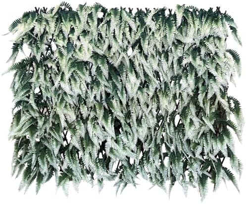 Expandable Fence Privacy Screen for Balcony Patio Outdoor,Decorative Faux Ivy Fencing Panel,Artificial Hedges (Single Sided Leaves)……