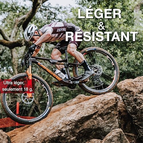 Zefal Pulse L2 Carbon Bottle Cage – Black – Ultralight 18 g Injected Carbon Fiber Design with Top-Load Access, Universal 72–76 mm Fit