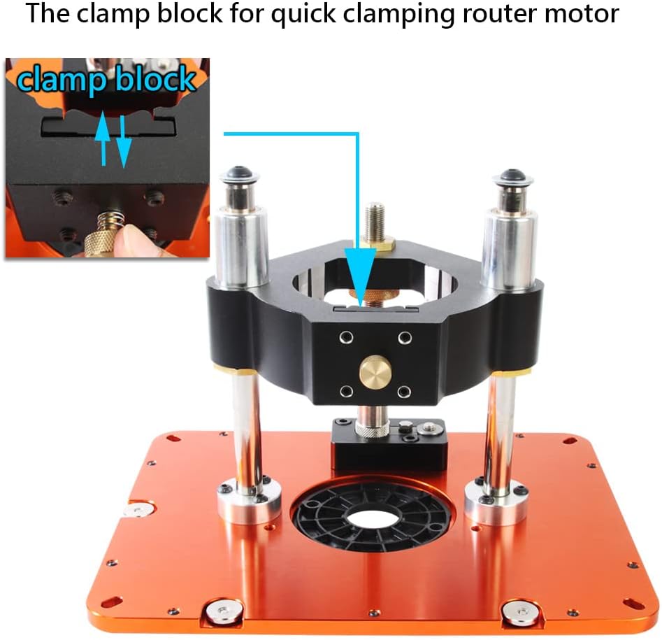 O'SKOOL Router Lift Systems with 32 Inches Long Router Table Fence System