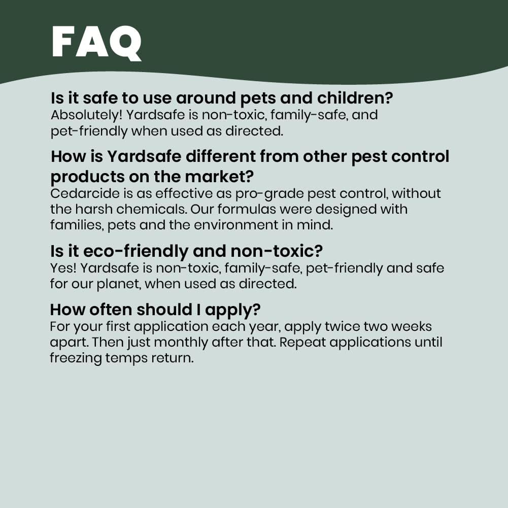 Outdoor YardSafe | Kills & Repels Mosquitoes, Ticks, Fleas
