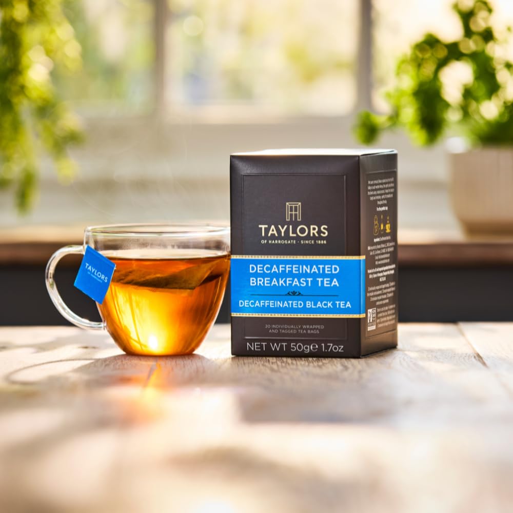 Taylors of Harrogate Green Tea with Jasmine, Individually Wrapped Bags, 20 Count (Pack of 1), Delicate, Floral & Sweet, Caffeinated, Enjoy Hot or Iced, 20 Teabags
