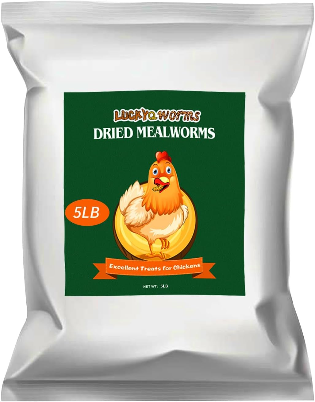 20lb Dried Mealworms for Chickens Duck High Protein Birds Treat