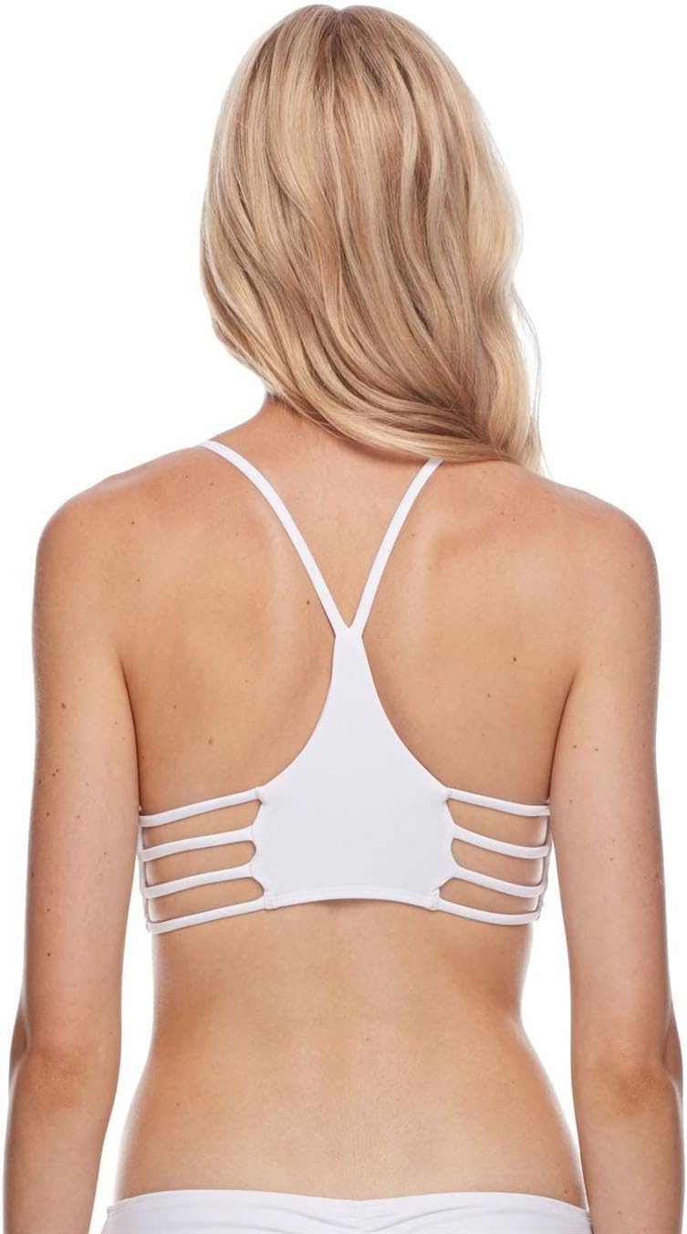 Body Glove Standard Smoothies Alani Solid Strappy Back Bikini Top for Women