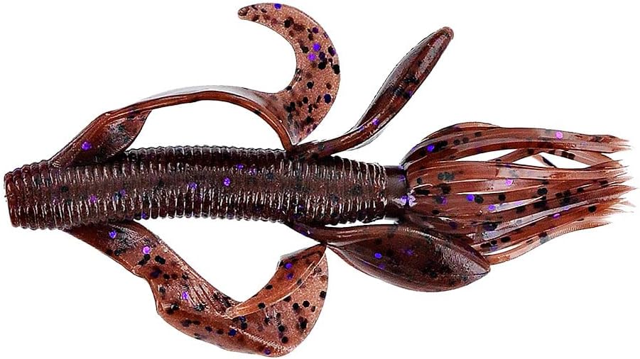 Yamamoto Custom Baits 4" Kreature Soft Creature Bait, 7-Pack, Bass Fishing Soft Plastic Lure, Multiple Colors