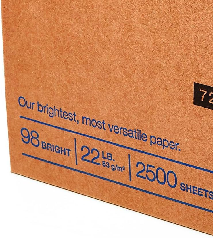 Staples Multipurpose Paper, 8 1/2" x 11", Bright White, Ream, For Office, School & Home