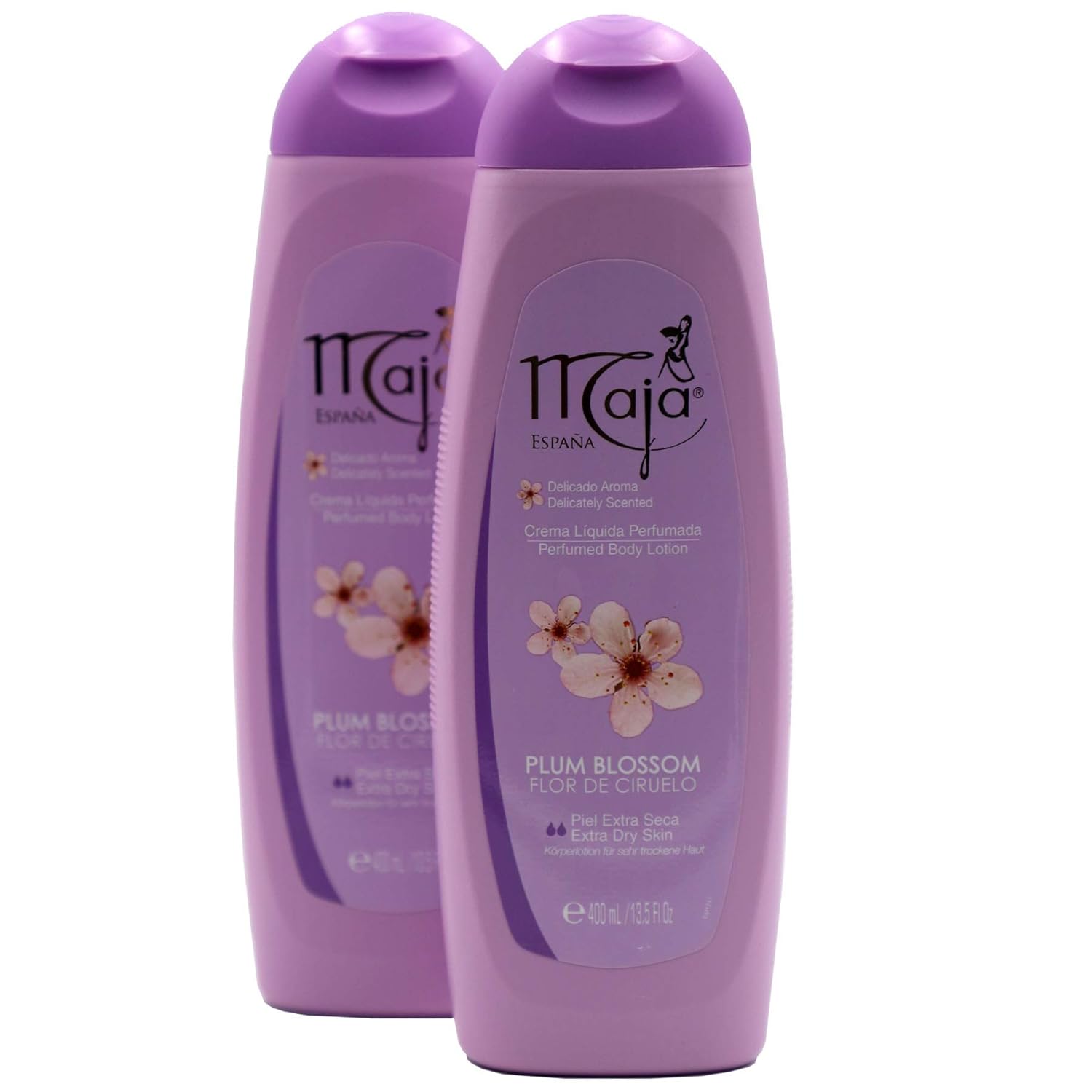 Maja Plum Blossom Body Lotion, Perfumed Body Lotion with Almond Oil and Vitamin E for Dry Skin, Keeping your Skin Hydrated