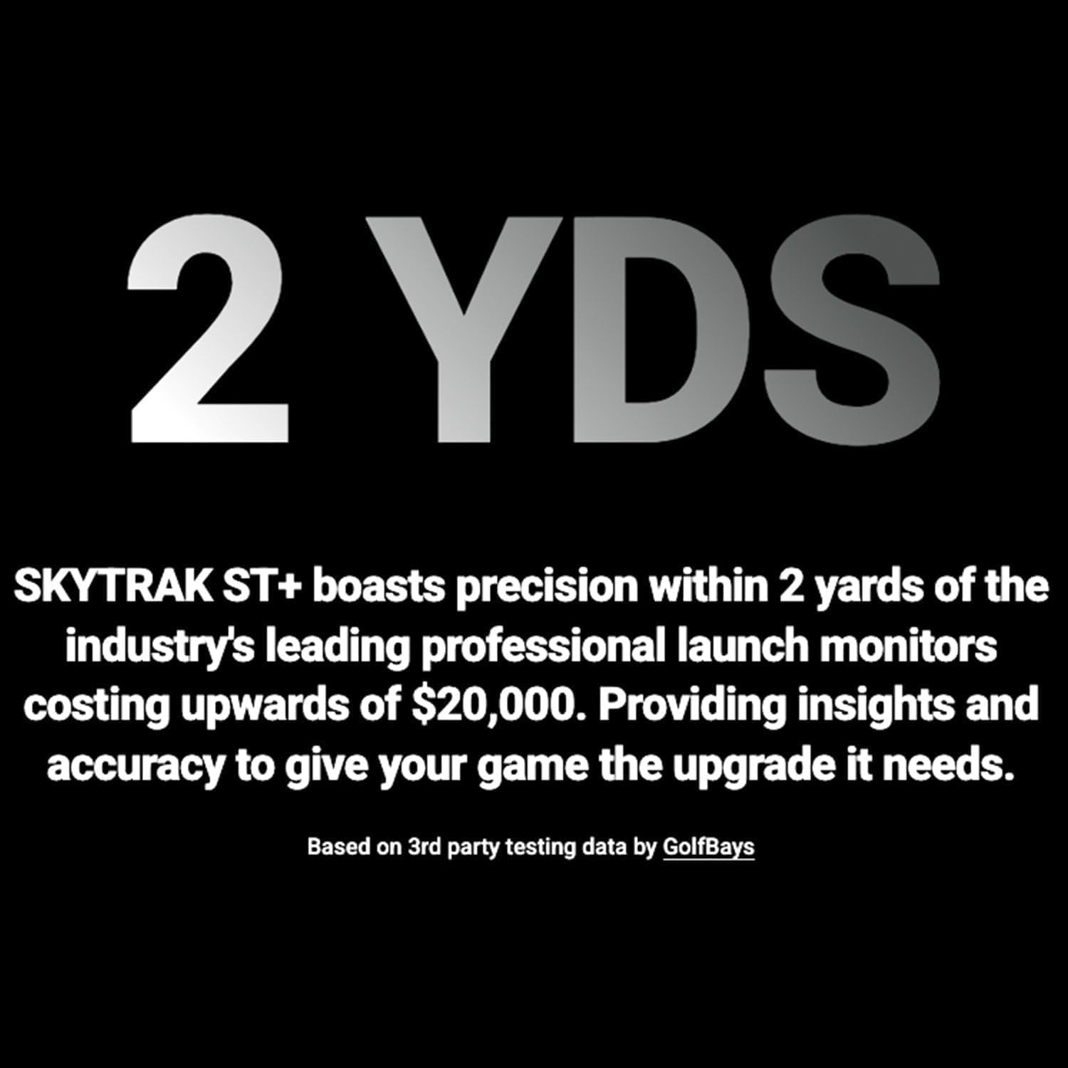 SkyTrak+ Golf Launch Monitor & Simulator with Free Foresight Course Play | Indoor/Outdoor Use, Dual Doppler Radar & Photometric Camera | Shot & Club Data, Real-Time Feedback, Simulation Ready