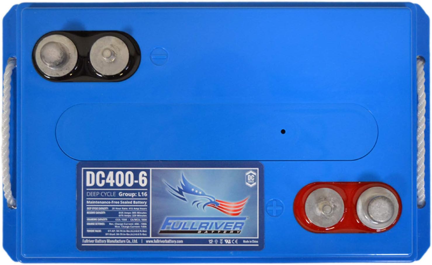 Fullriver 903 L16 6V 415Ah AGM Sealed Lead Acid Battery DC400-6