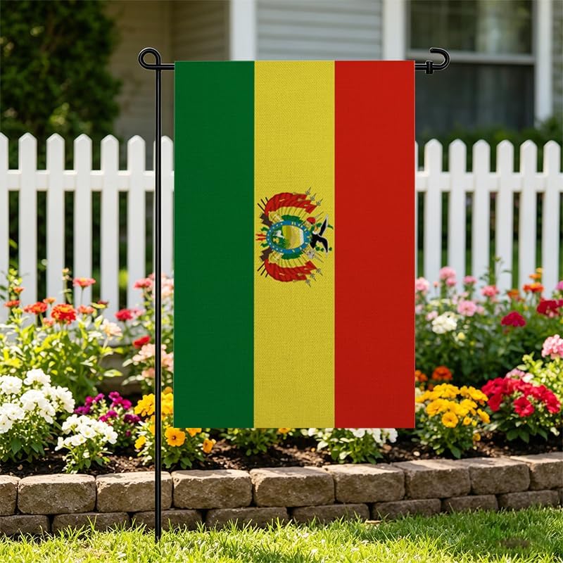 Nicaragua Nicaraguans Garden Flags 12x18 Inch Double Sided Burlap Patriotic Country Yard Flag Banners Outdoor Weather Resistant Farmhouse Porch Lawn Decoration