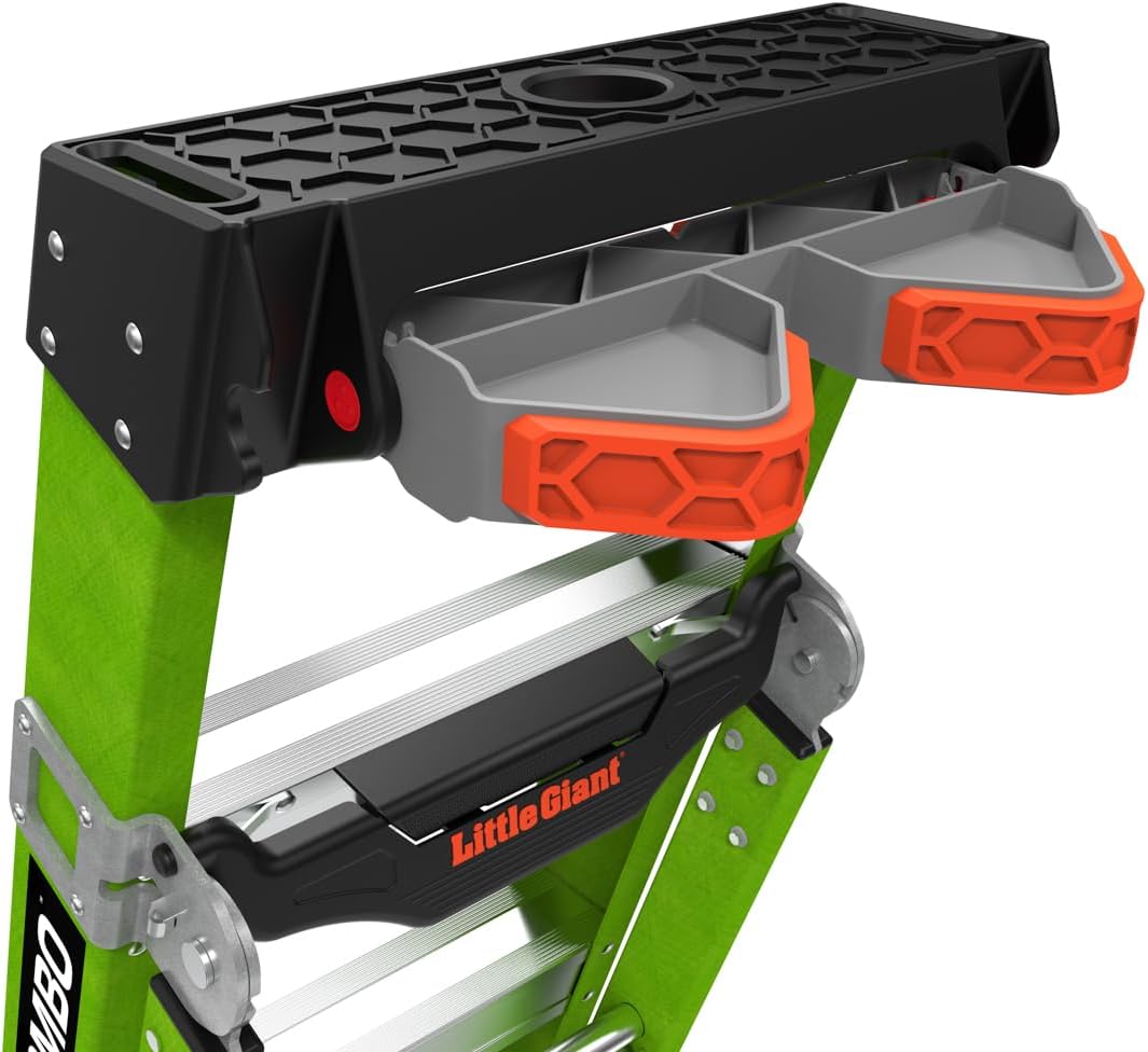 Little Giant King Kombo, 6 ft Fiberglass Multi-Position Ladder, 13906-001