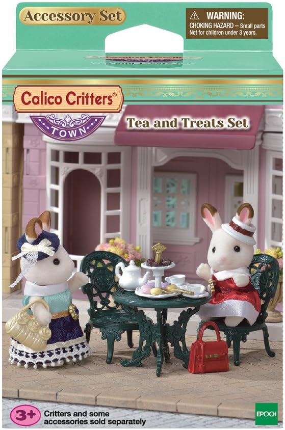 Calico Critters - Tea and Treats Set - Town Collection | Pour afternoon tea for the whole village - dainty cups